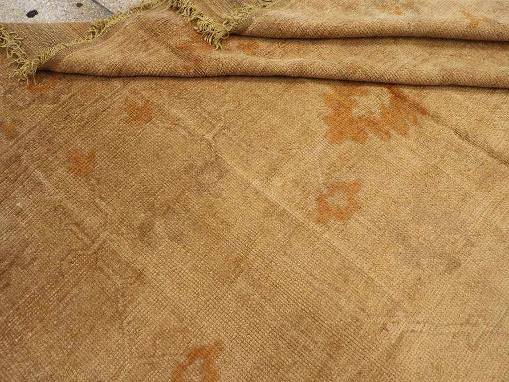Antique Turkish Oushak Square Carpet, No.16840 - Galerie Shabab