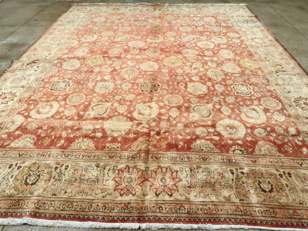 Antique Persian Tabriz Carpet, No.16842 - Galerie Shabab