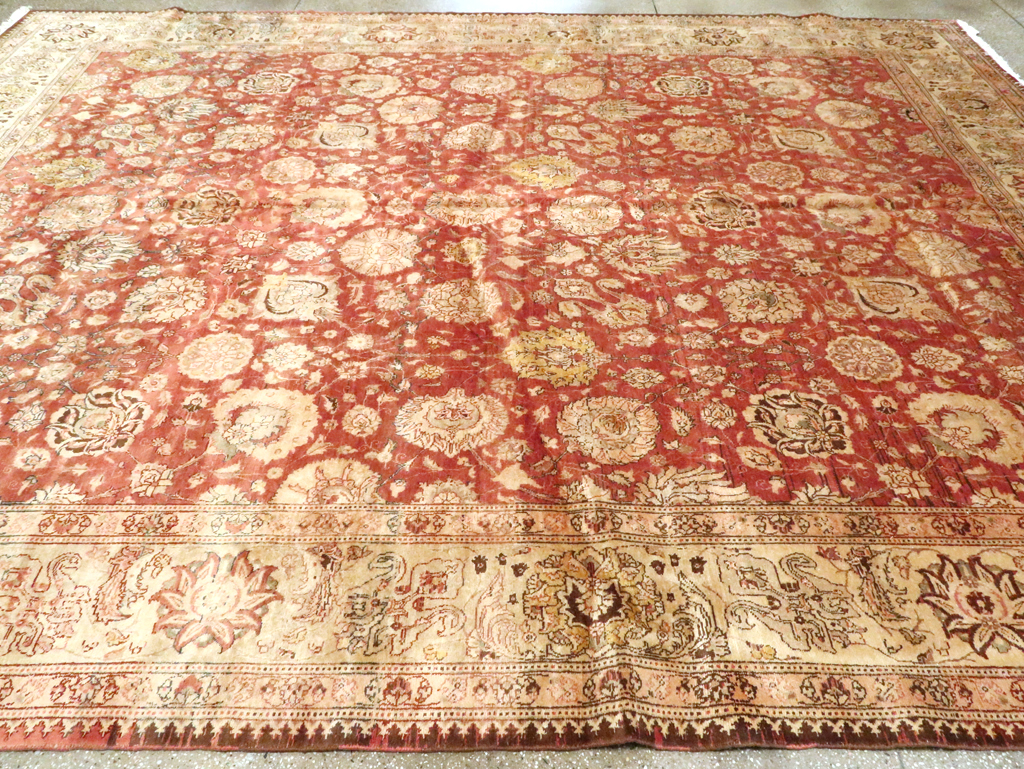 Antique Persian Tabriz Carpet, No.16842 - Galerie Shabab