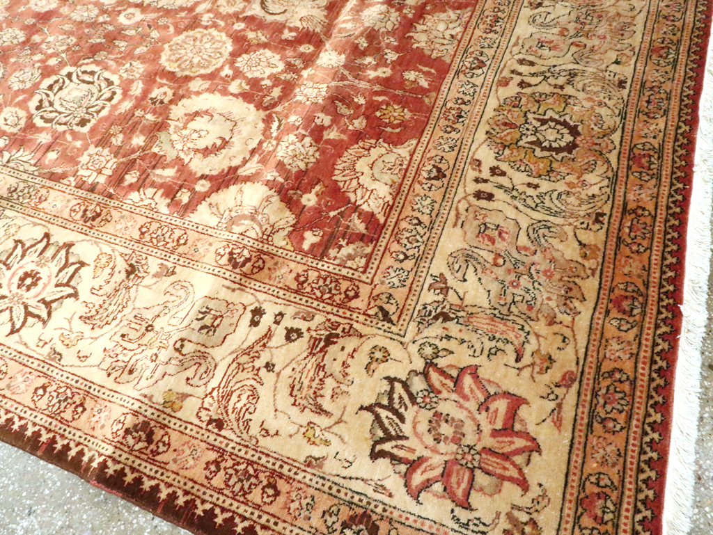 Antique Persian Tabriz Carpet, No.16842 - Galerie Shabab