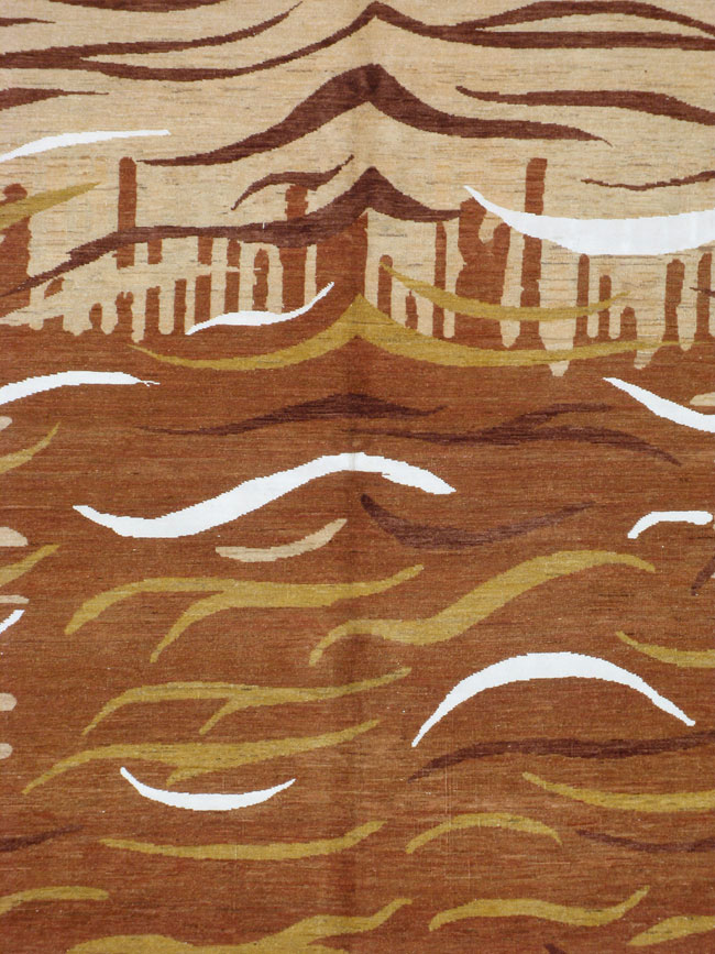 Modern Persian Tabriz Carpet, No.16856 - Galerie Shabab