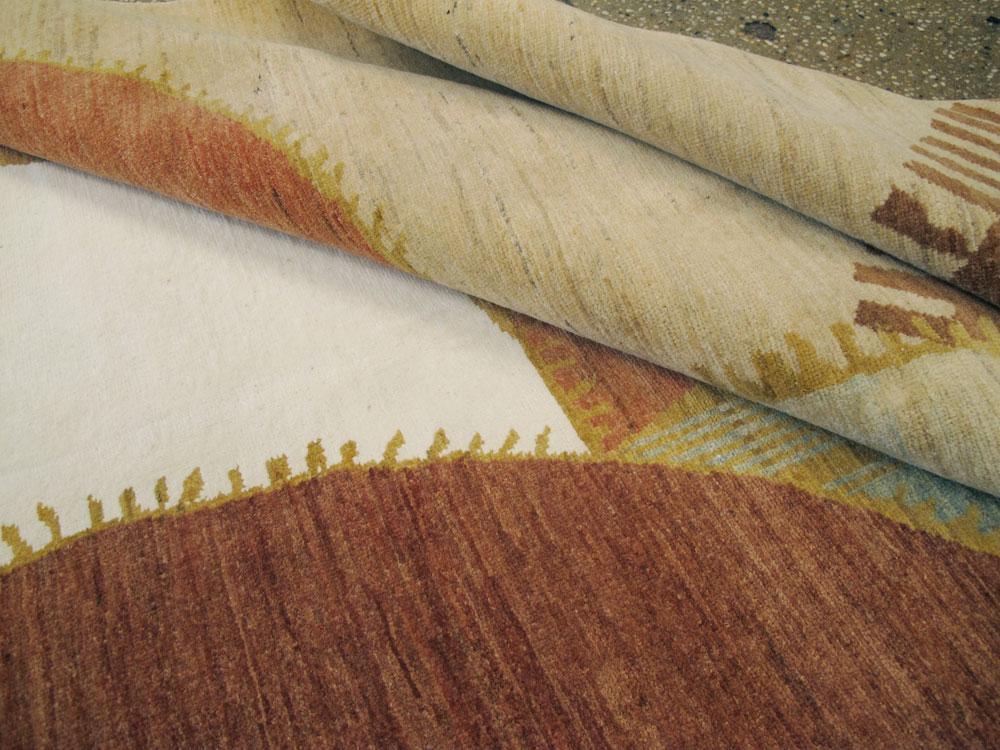 Modern Persian Tabriz Carpet, No.16859 - Galerie Shabab