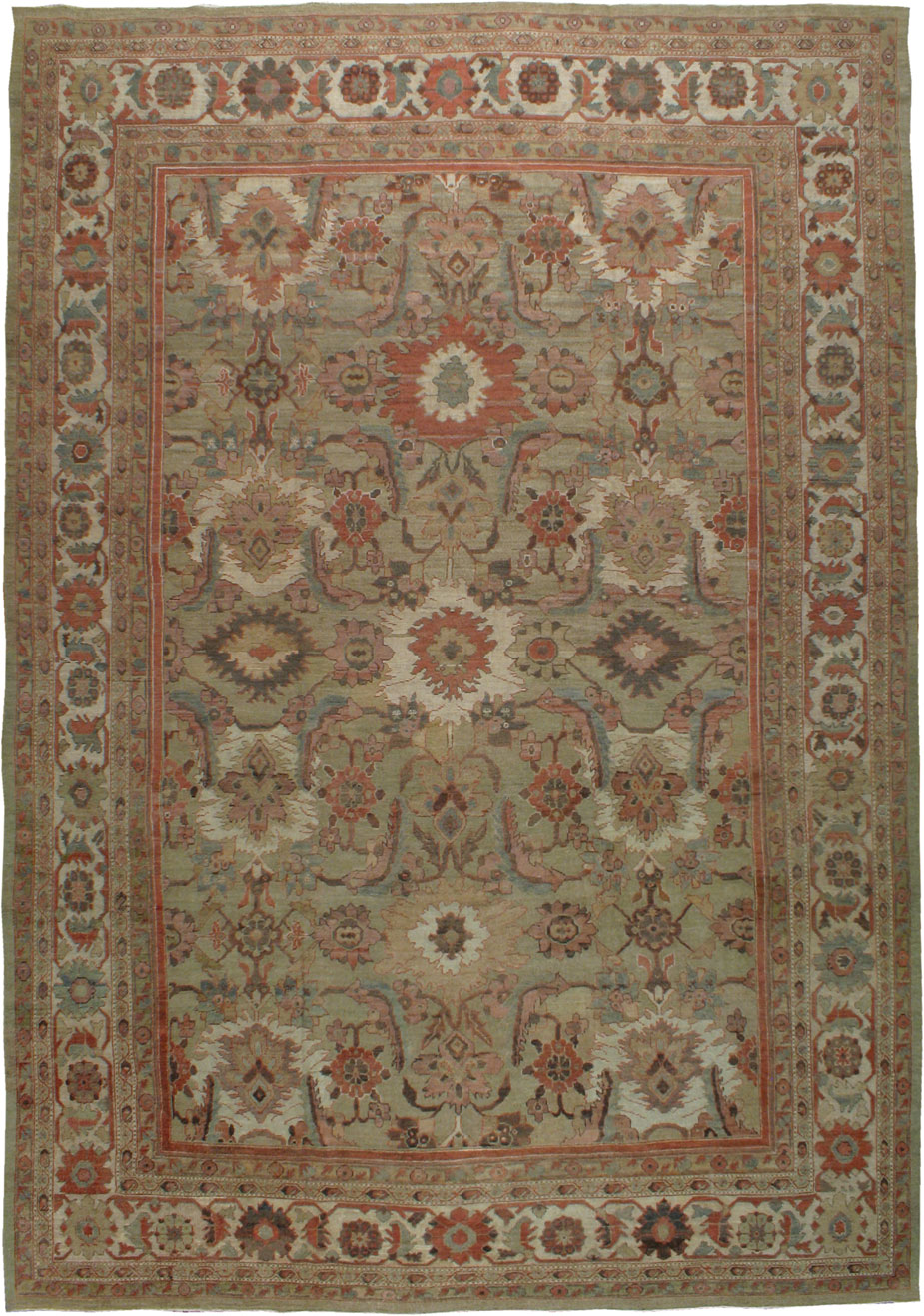 Antique Sultanbad Carpet, No.16861 - Galerie Shabab