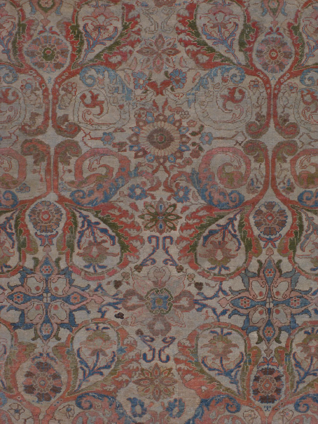 Antique Persian Sultanbad Carpet, No.16863 - Galerie Shabab