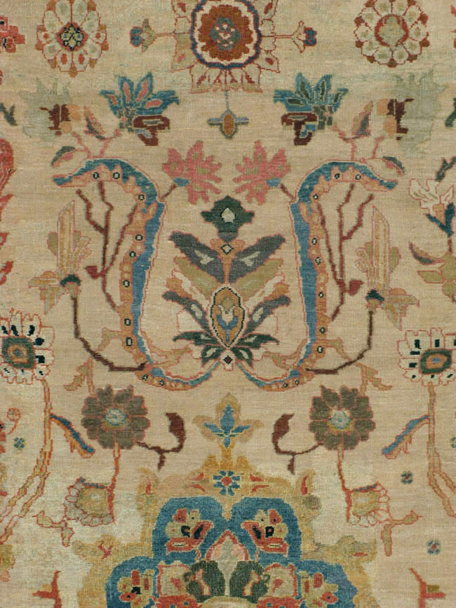 Antique Persian Sultanbad Carpet, No.16864 - Galerie Shabab