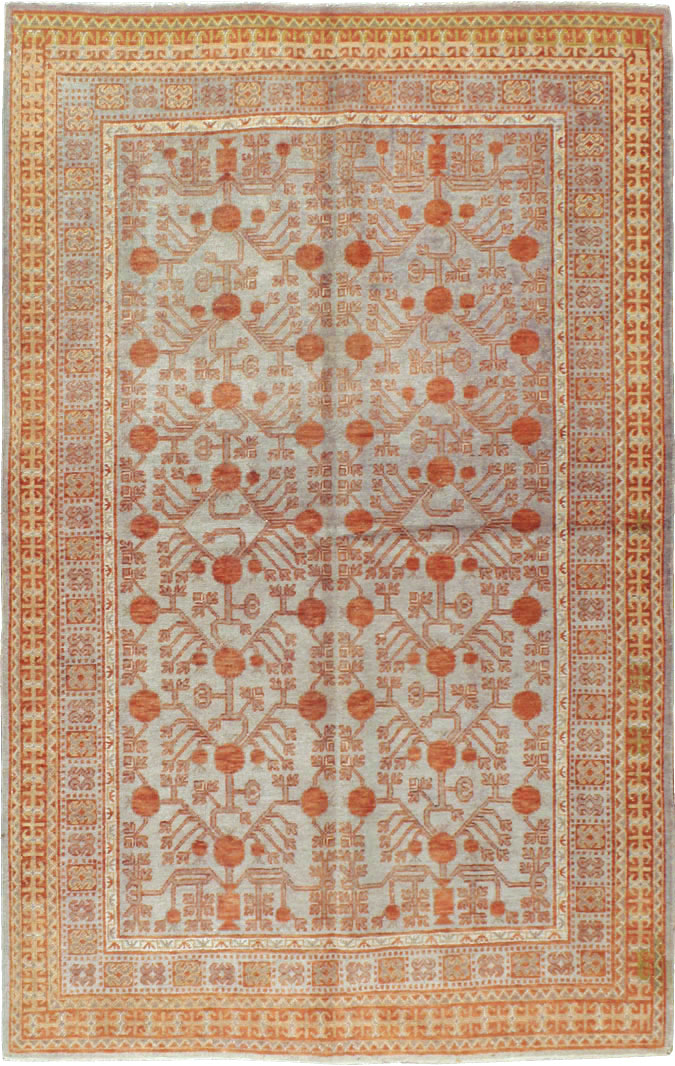 Antique East Turkestan Khotan Carpet, No.16876 - Galerie Shabab