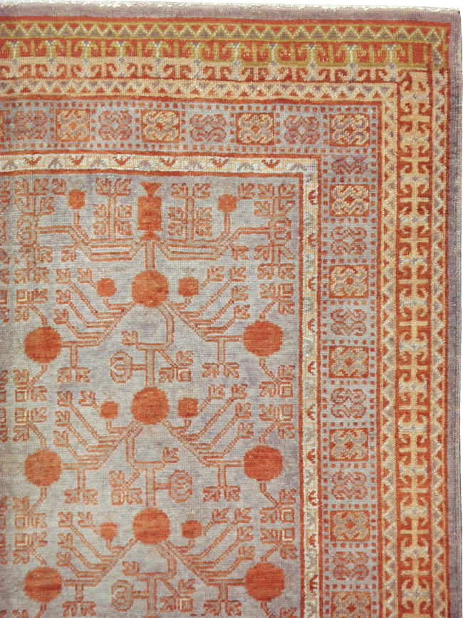 Antique East Turkestan Khotan Carpet, No.16876 - Galerie Shabab