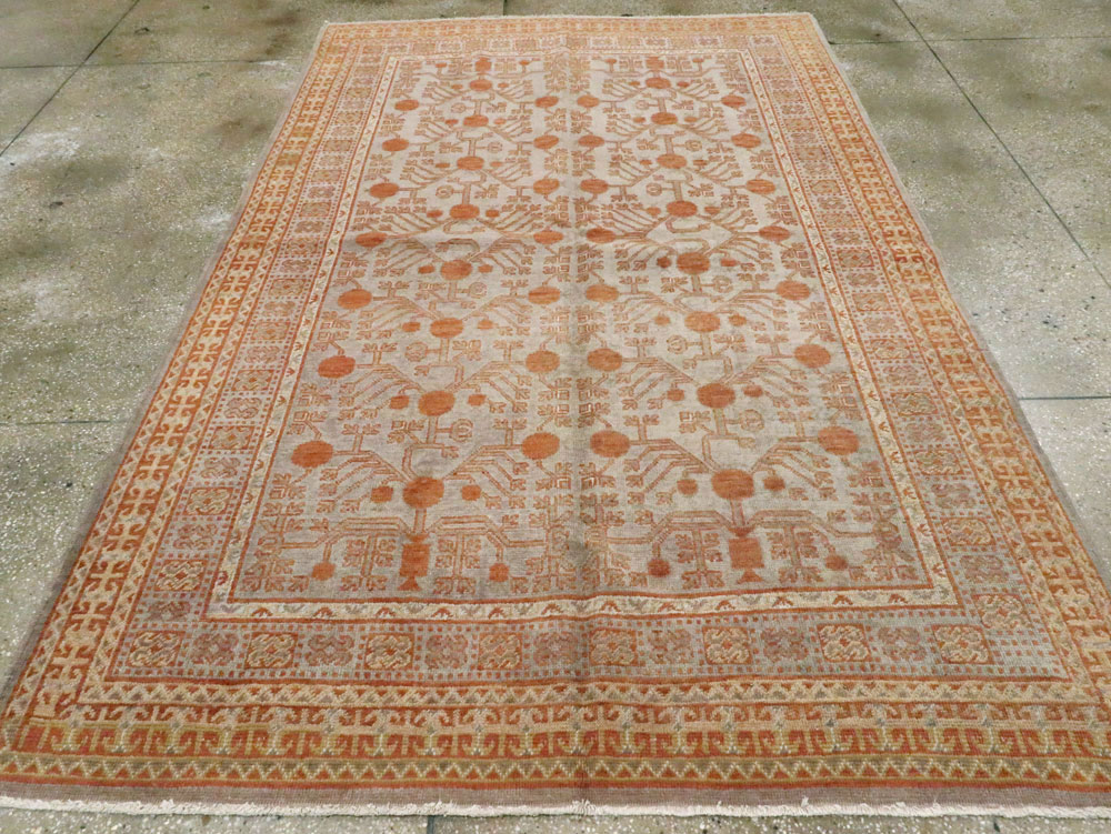 Antique East Turkestan Khotan Carpet, No.16876 - Galerie Shabab