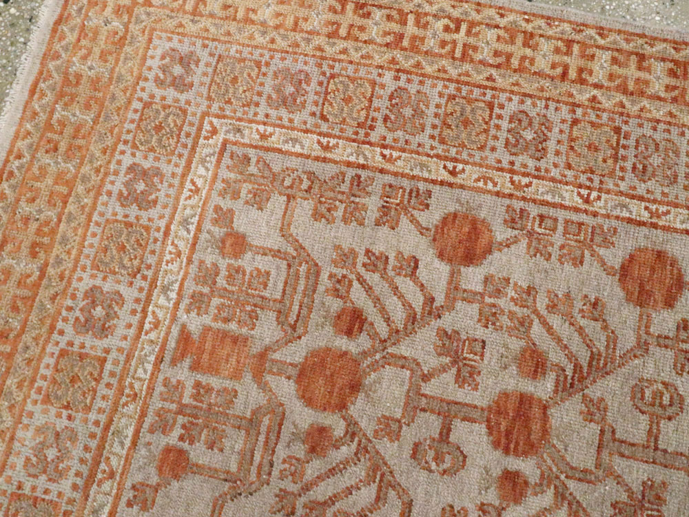 Antique East Turkestan Khotan Carpet, No.16876 - Galerie Shabab