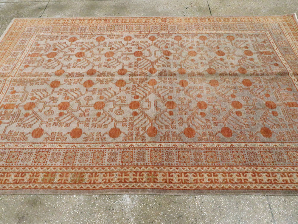 Antique East Turkestan Khotan Carpet, No.16876 - Galerie Shabab