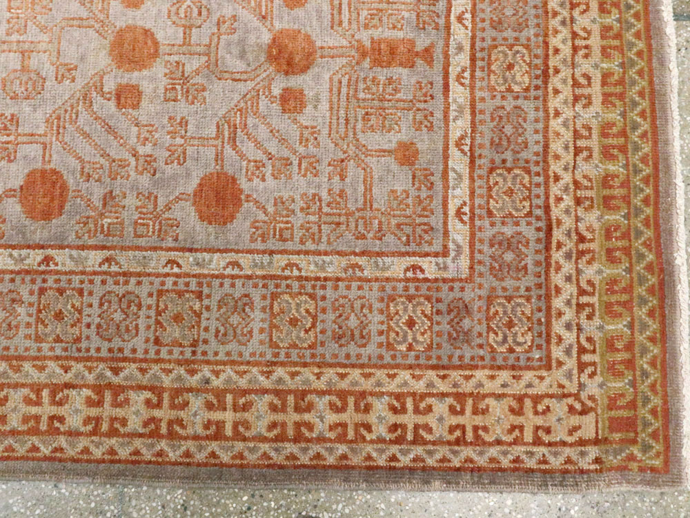 Antique East Turkestan Khotan Carpet, No.16876 - Galerie Shabab