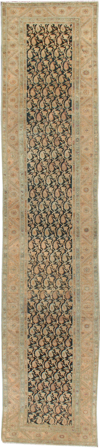 Vintage Persian Malayer Runner, No.16893 - Galerie Shabab