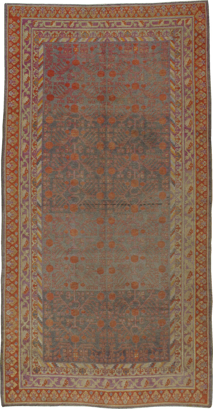 Antique Khotan Gallery Carpet, No.16903 - Galerie Shabab