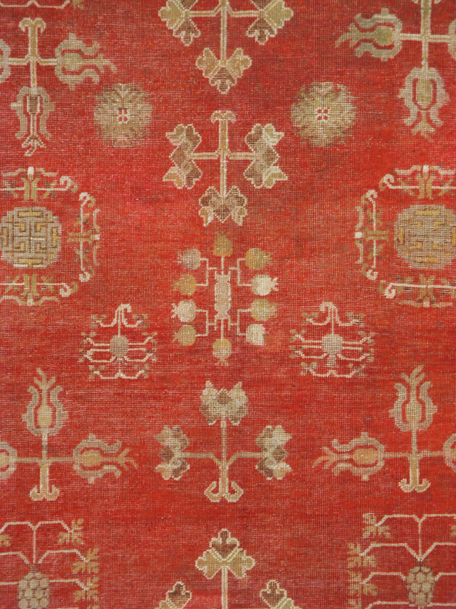 Vintage East Turkestan Khotan Carpet, No.16923 - Galerie Shabab