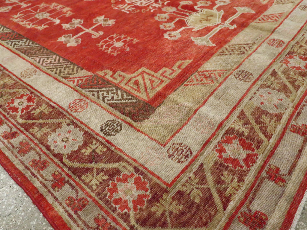 Vintage East Turkestan Khotan Carpet, No.16923 - Galerie Shabab