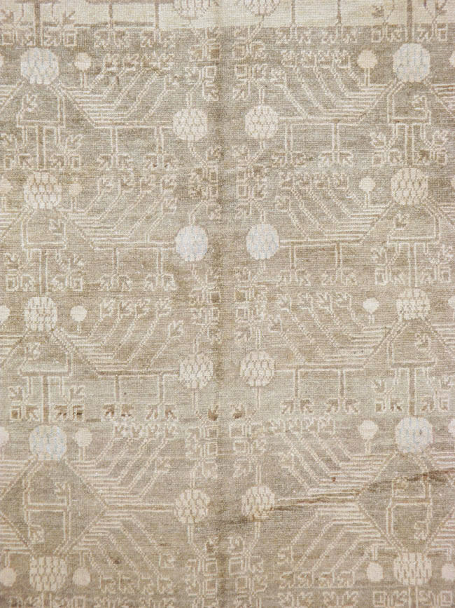 Vintage East Turkestan Khotan Carpet, No.16926 - Galerie Shabab