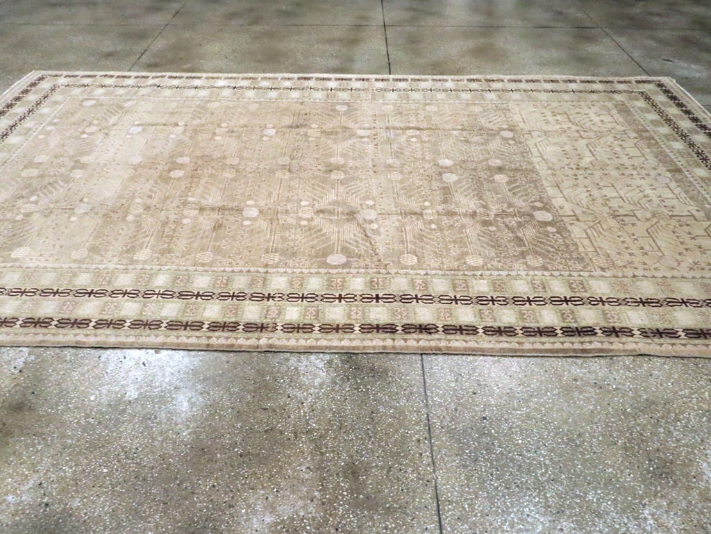 Vintage East Turkestan Khotan Carpet, No.16926 - Galerie Shabab