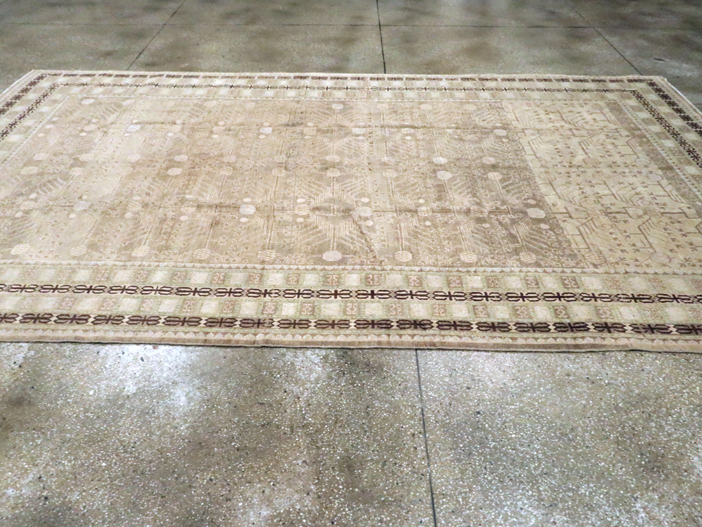 Vintage East Turkestan Khotan Carpet, No.16926 - Galerie Shabab