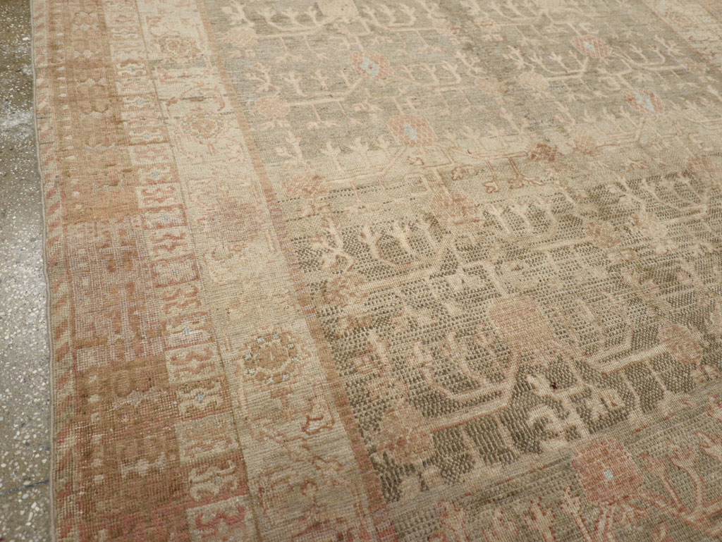 Antique East Turkestan Khotan Wide Gallery Runner, No.16928 - Galerie Shabab