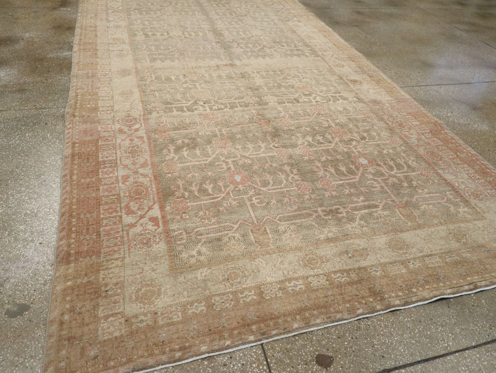 Antique East Turkestan Khotan Wide Gallery Runner, No.16928 - Galerie Shabab