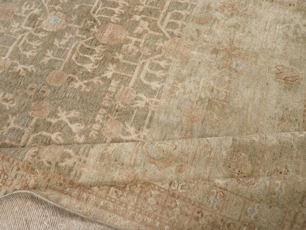 Antique East Turkestan Khotan Wide Gallery Runner, No.16928 - Galerie Shabab