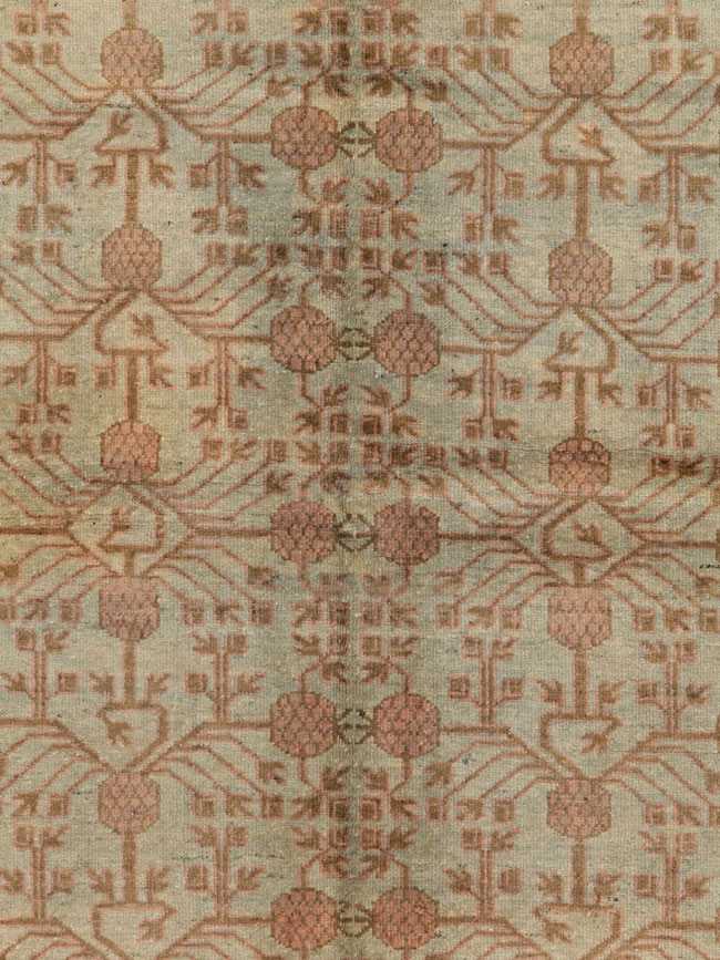 Vintage East Turkestan Khotan Carpet, No.16931 - Galerie Shabab