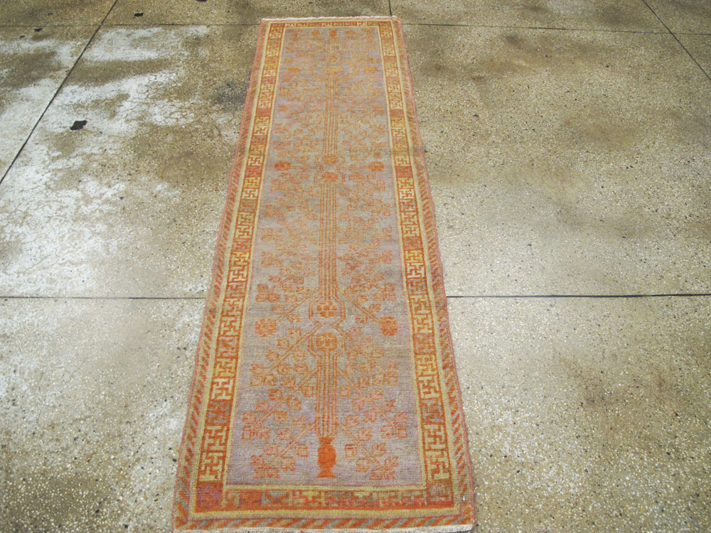 Vintage East Turkestan Khotan Runner, No.16936 - Galerie Shabab