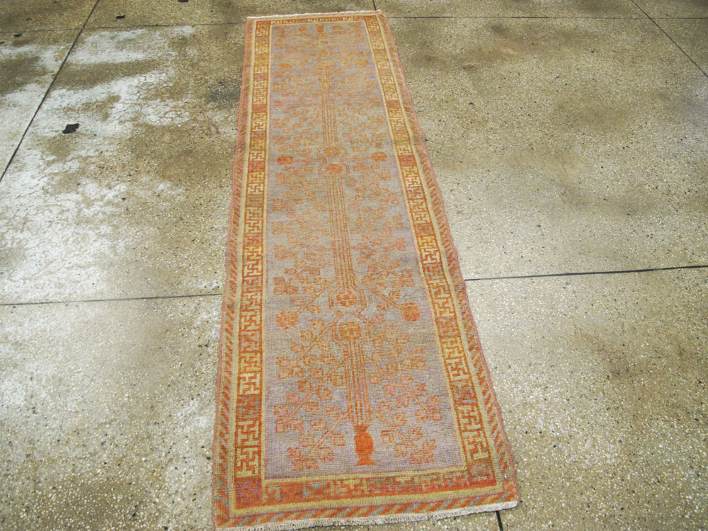 Vintage East Turkestan Khotan Runner, No.16936 - Galerie Shabab
