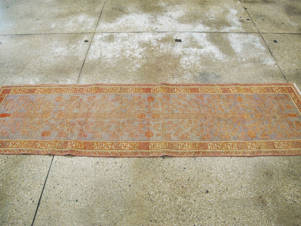 Vintage East Turkestan Khotan Runner, No.16936 - Galerie Shabab