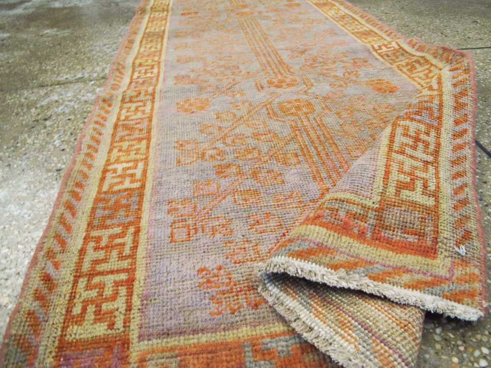 Vintage East Turkestan Khotan Runner, No.16936 - Galerie Shabab