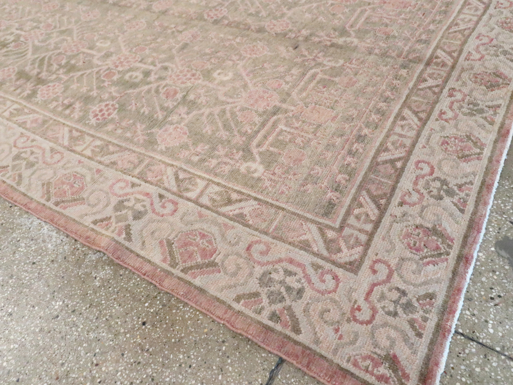 Vintage East Turkestan Khotan Carpet, No.16938 - Galerie Shabab