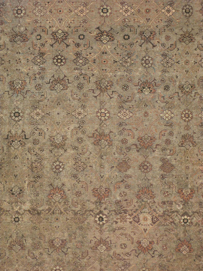 Antique Persian Malayer Gallery Carpet, No.16947 - Galerie Shabab