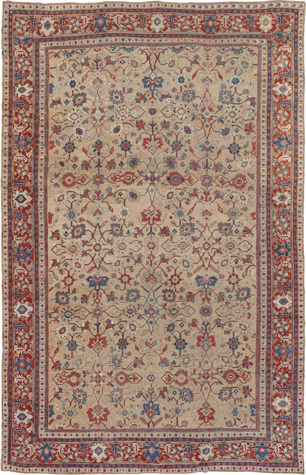 Antique Persian Mahal Carpet, No.16950 - Galerie Shabab