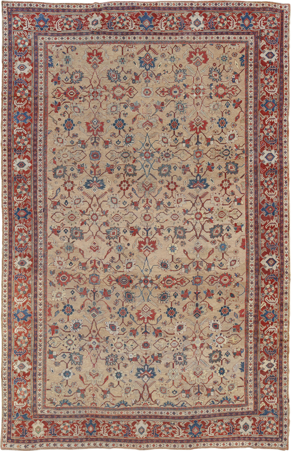 Antique Persian Mahal Carpet, No.16950 - Galerie Shabab