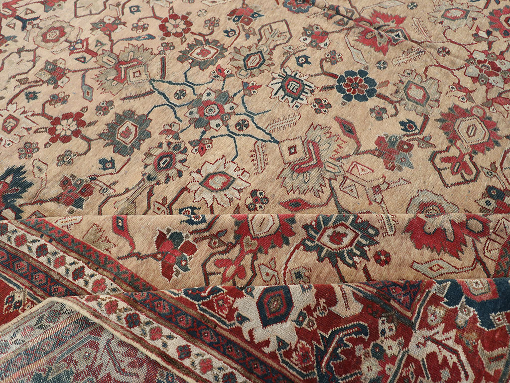 Antique Persian Mahal Carpet, No.16950 - Galerie Shabab