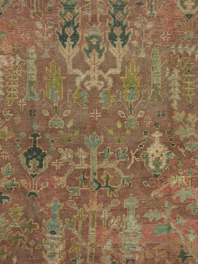 Antique Turkish Oushak Carpet, No.16951 - Galerie Shabab