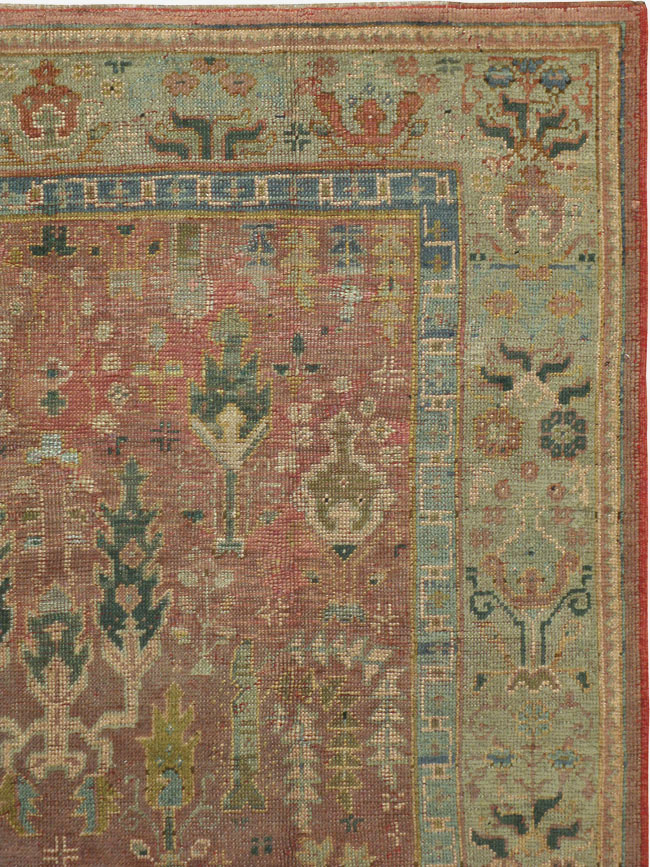 Antique Turkish Oushak Carpet, No.16951 - Galerie Shabab