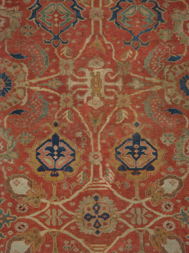 Antique Persian Mahal Carpet, No.16960 - Galerie Shabab