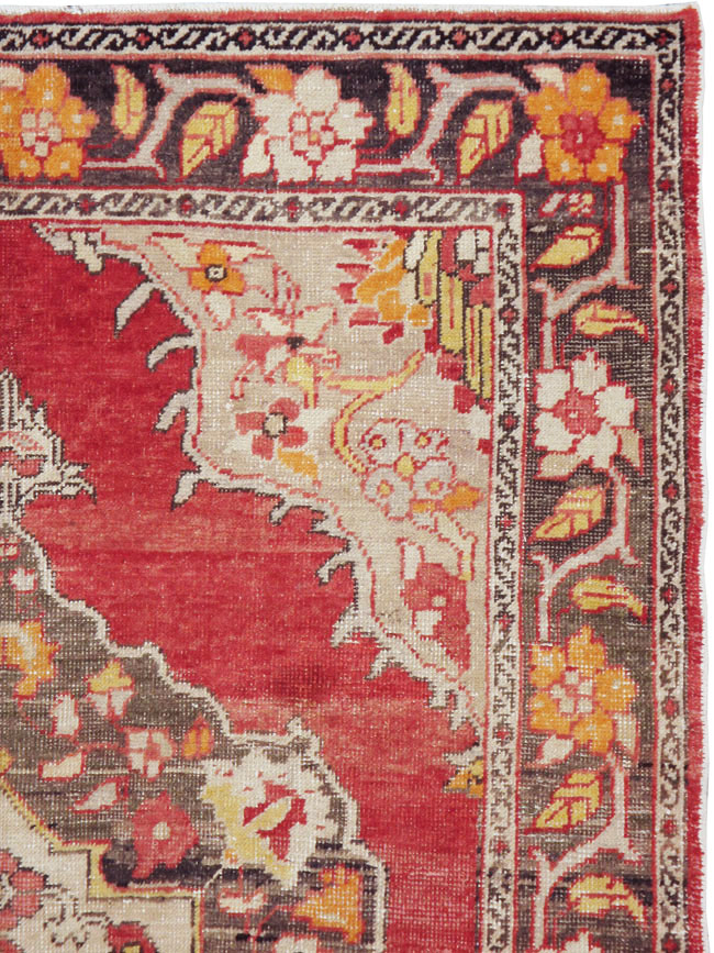 Antique Turkish Oushak Carpet, No.16975 - Galerie Shabab