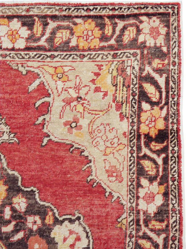 Antique Turkish Oushak Carpet, No.16975 - Galerie Shabab