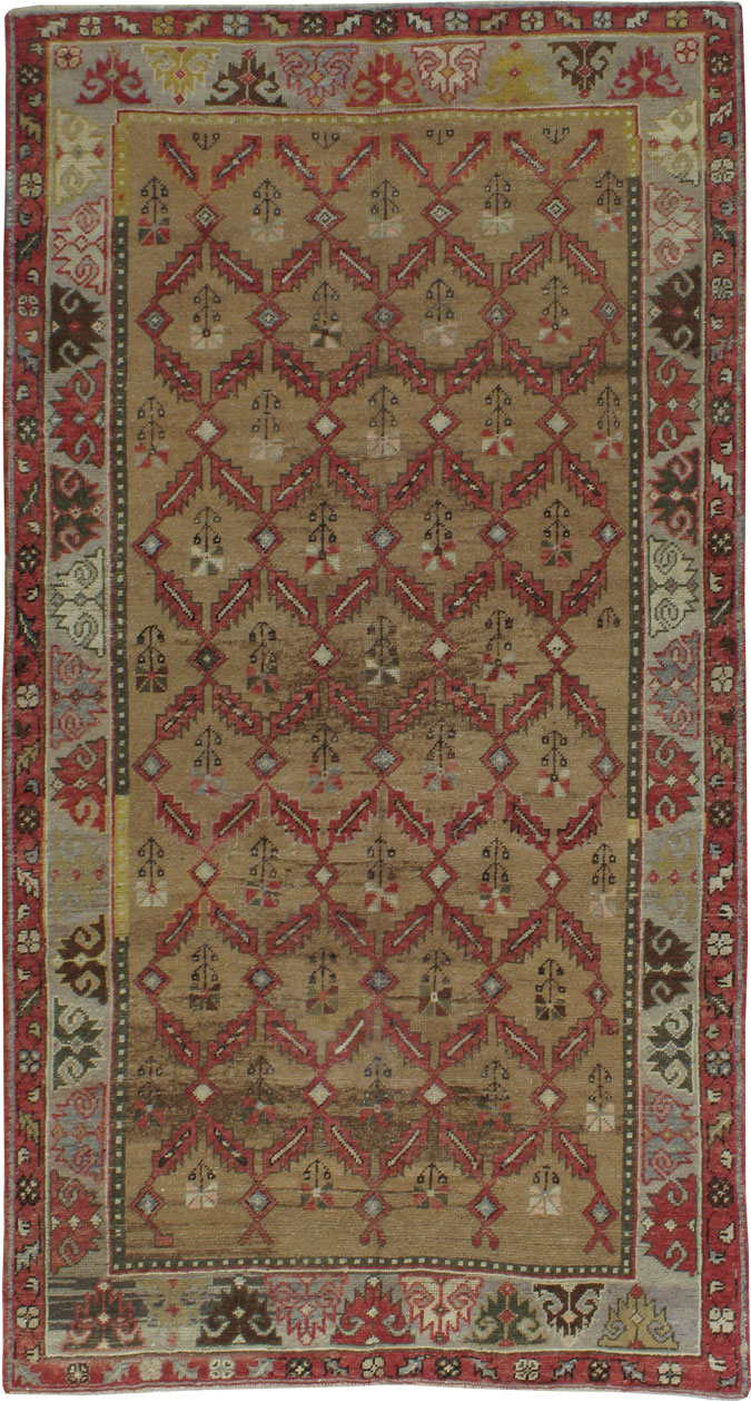 Antique Oushak Carpet, No.16977 - Galerie Shabab
