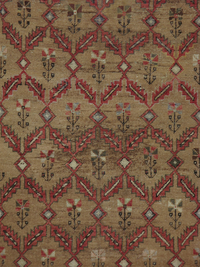 Antique Oushak Carpet, No.16977 - Galerie Shabab