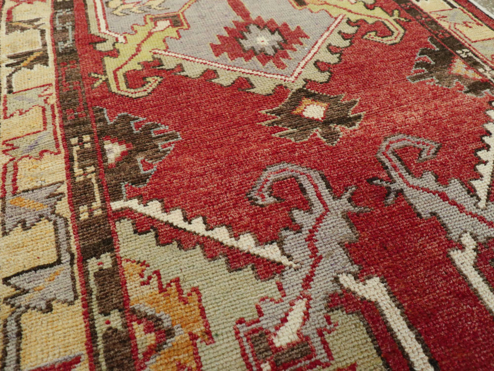 Vintage Turkish Oushak Runner, No.16979 - Galerie Shabab