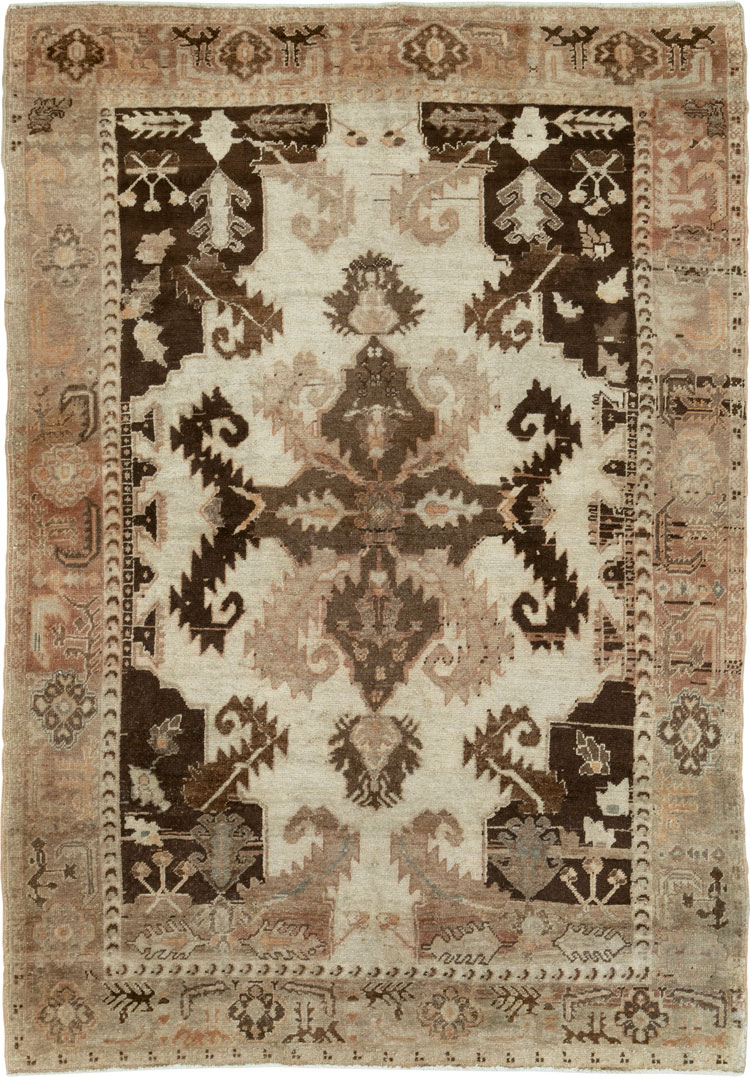 Vintage Turkish Oushak Rug, No.16983 - Galerie Shabab