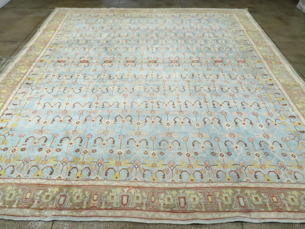 Antique Indian Cotton Agra Carpet, No.16988 - Galerie Shabab