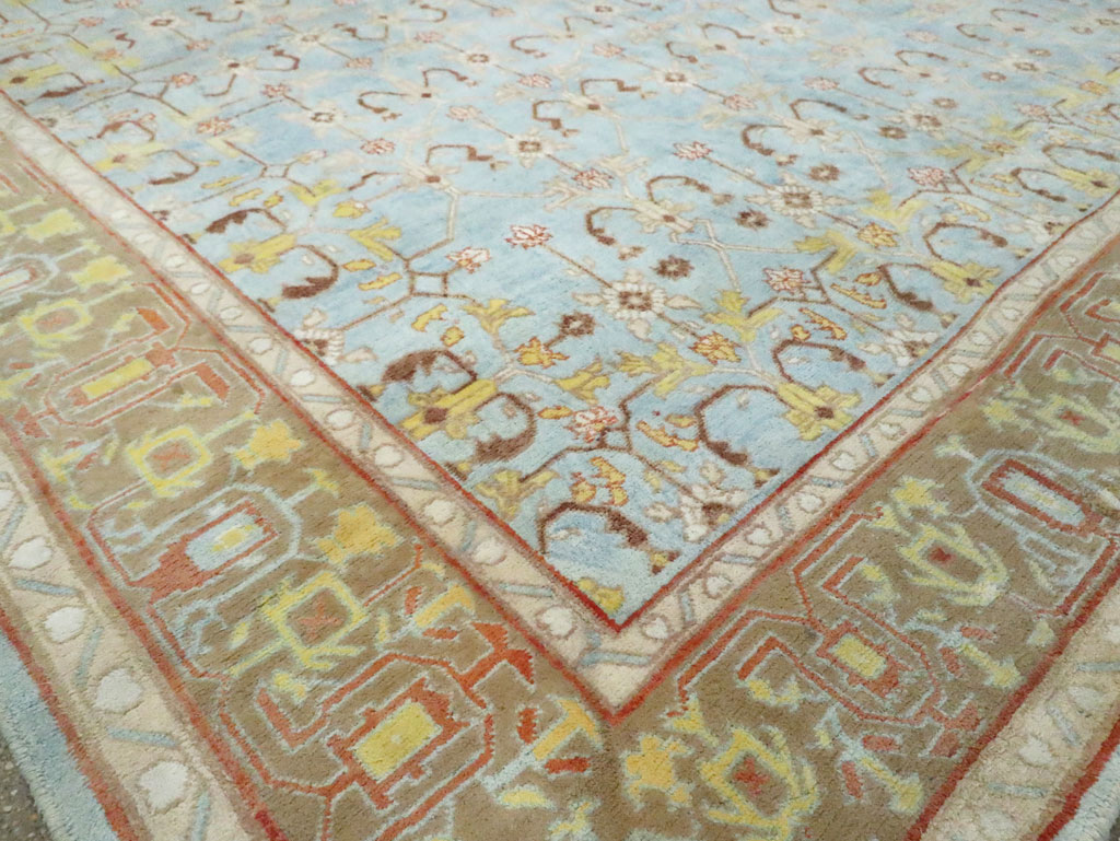 Antique Indian Cotton Agra Carpet, No.16988 - Galerie Shabab