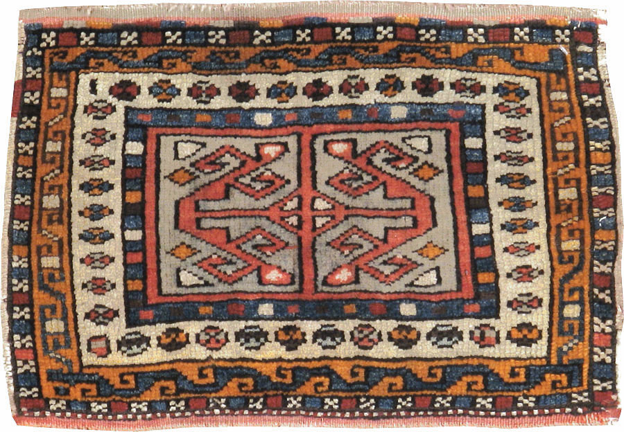 Antique Persian Kurdish Rug (Pair: 2 of 2), No.16995 - Galerie Shabab