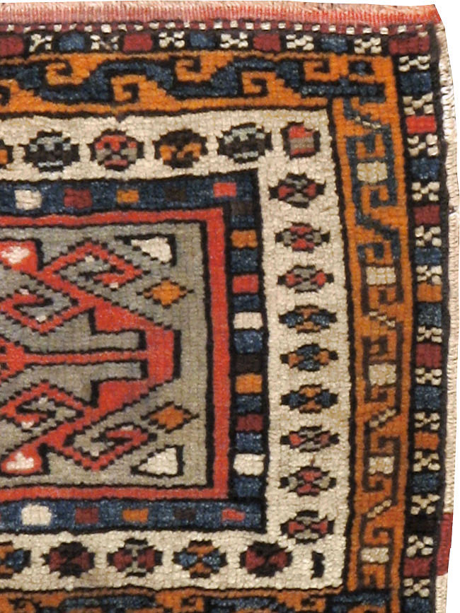 Antique Persian Kurdish Rug (Pair: 2 of 2), No.16995 - Galerie Shabab