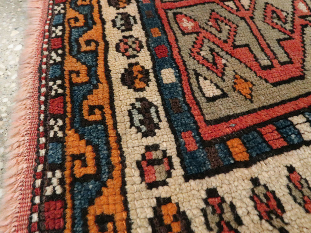 Antique Persian Kurdish Rug (Pair: 2 of 2), No.16995 - Galerie Shabab