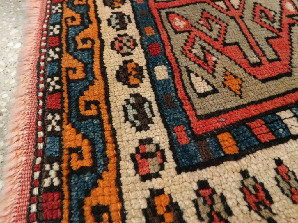 Antique Persian Kurdish Rug (Pair: 2 of 2), No.16995 - Galerie Shabab